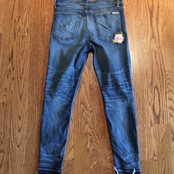Hudson Rose Appliqué Jeans - Picture 4 of 6